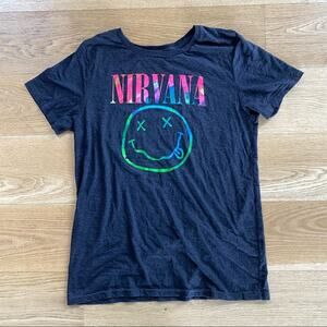 Nirvana Graphic T-shirt in Dark Grey